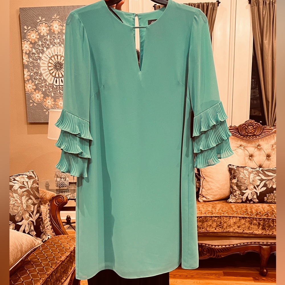 Vince Camuto Teal Midi Dress